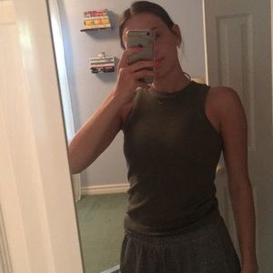 Olive Green Madewell Tanktop